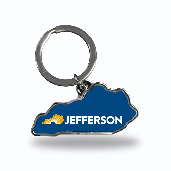 KJCTC KEYCHAIN STATE SHAPED; $10.99