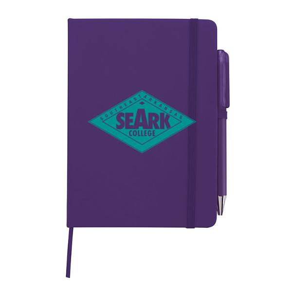 Southeast Arkansas College Notebook with Pen, Purple; $13.98