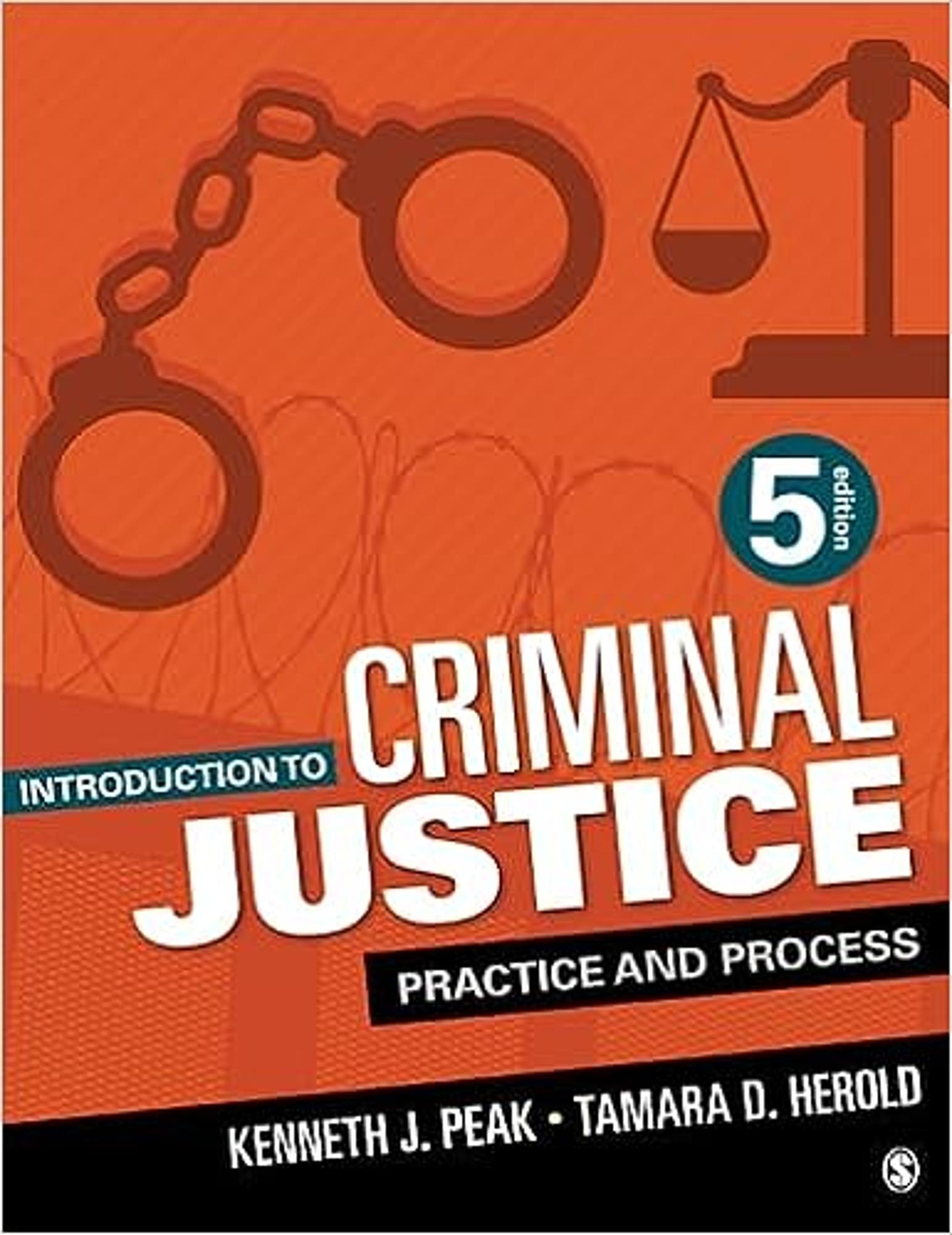 Cover image for INTRODUCTION TO CRIMINAL JUSTICE