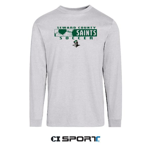 CI SPORT SEWARD SAINTS PIRO SOCCER LONG SLEEVE TEE; $30.99