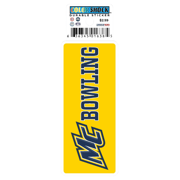 MC Bowling Textured Stickers; $2.99