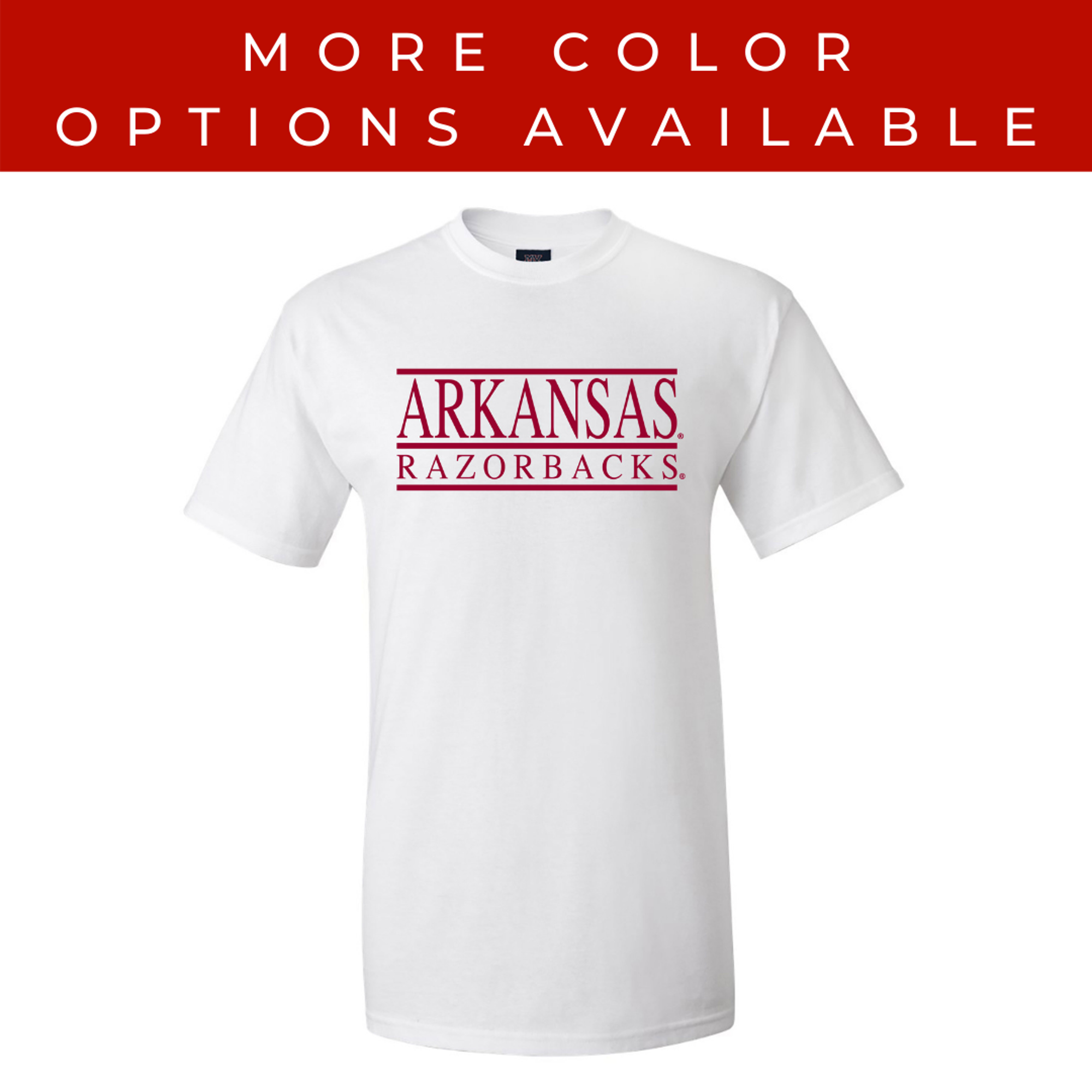 image of: Arkansas Razorbacks Classic Bar Short Sleeve Tee