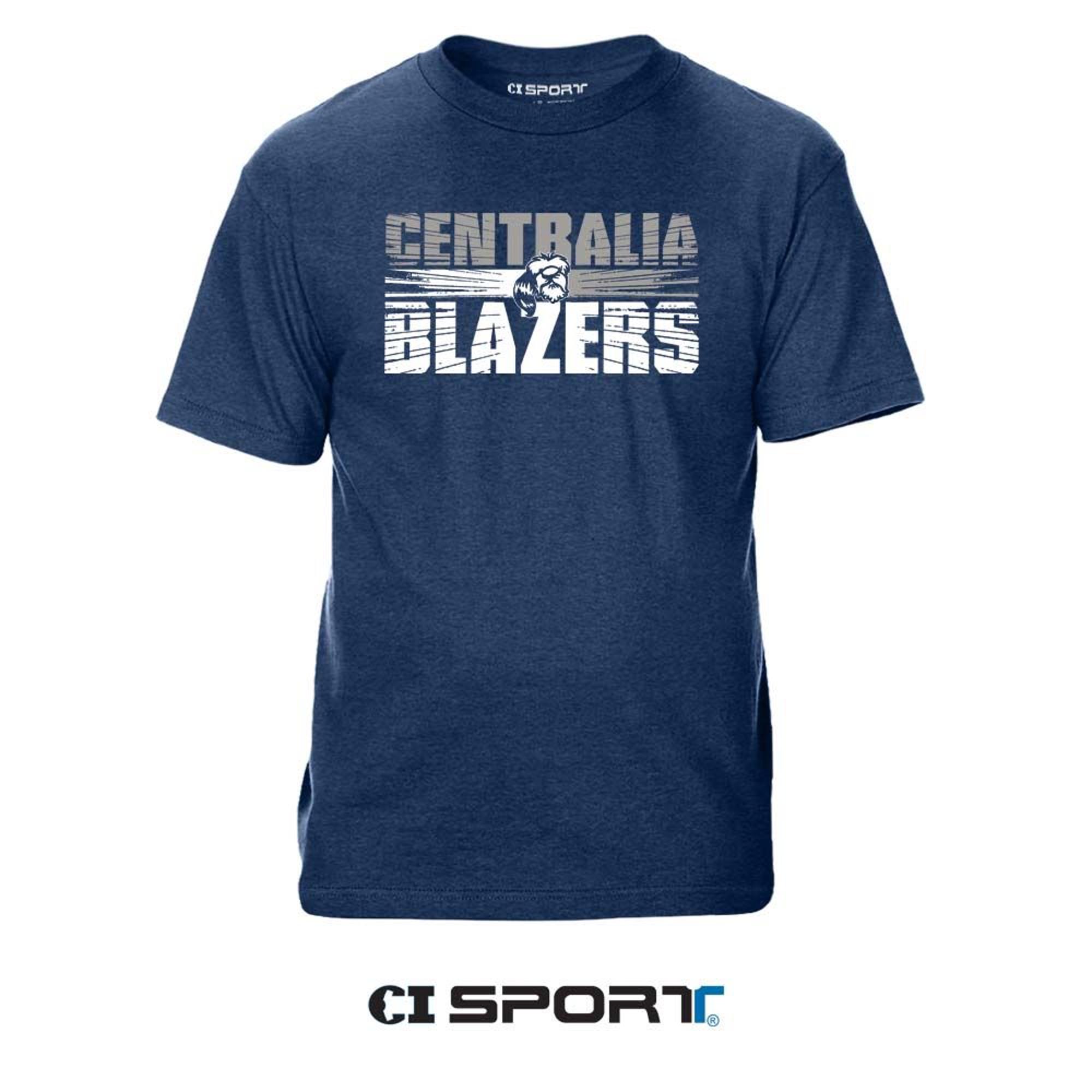 image of: CI Sport Navy Centralia Blazer Short Sleeve Tee