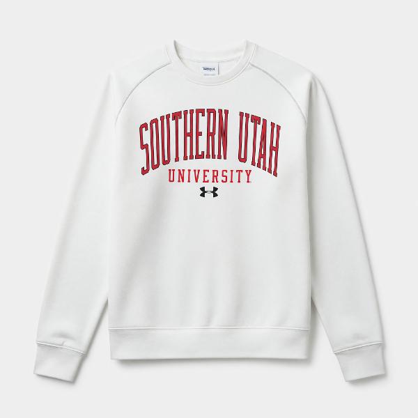 Gameday Fleece Crew Ivory SUU; $64.99