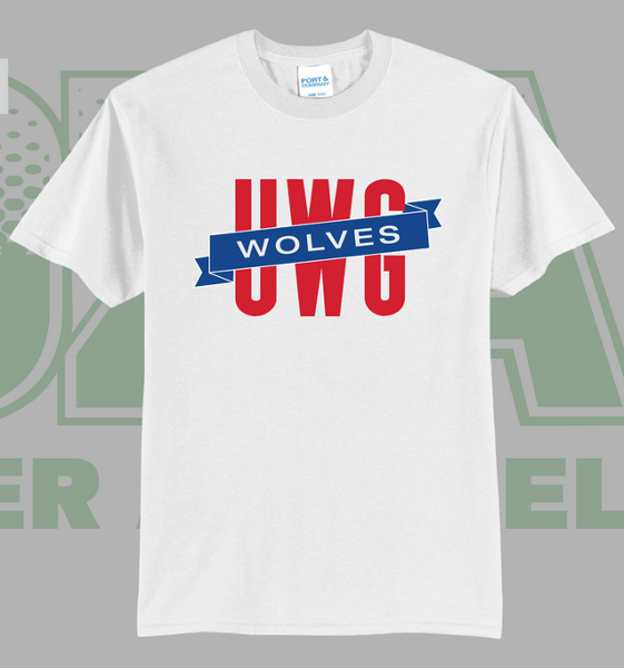 UWG Wolves Banner T-Shirt; $24.99