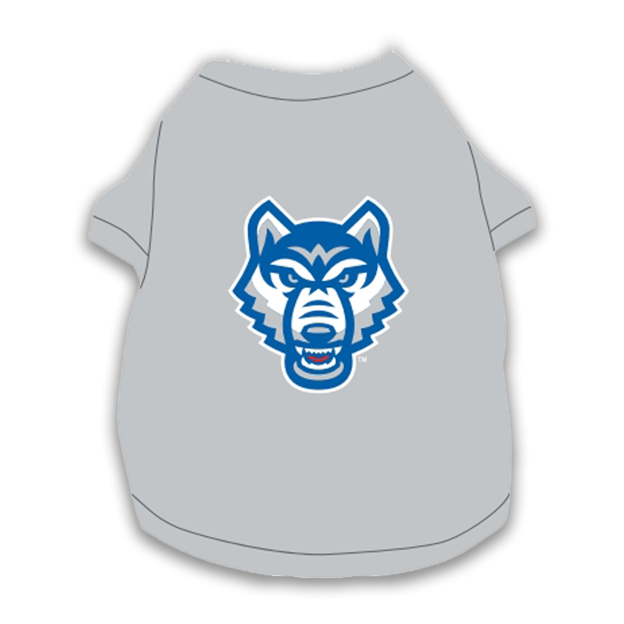 image of: WOLF LOGO DOG T-SHIRT