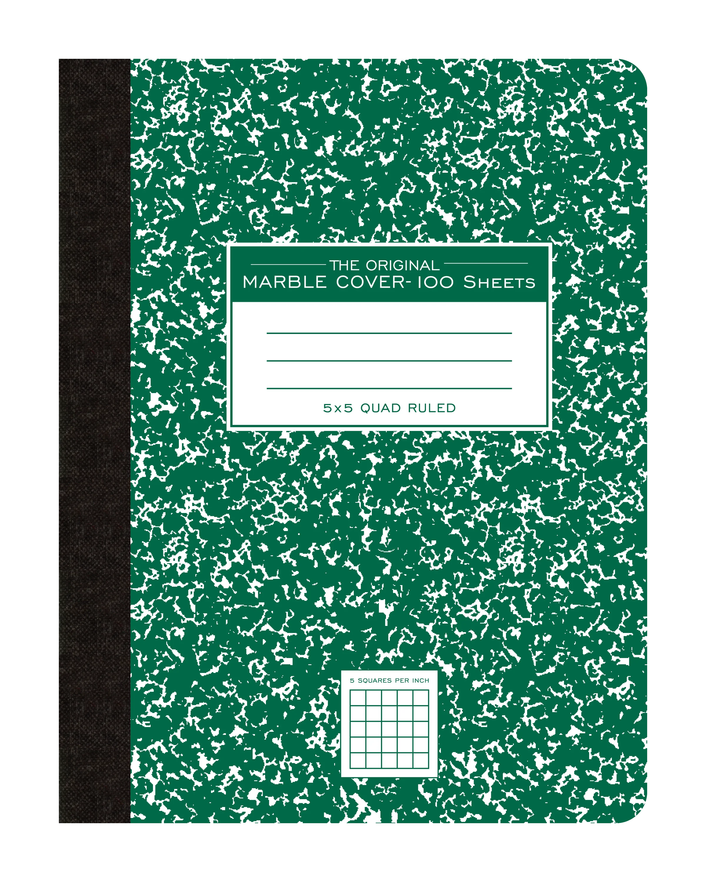 Product image 1 of 1 for GRAPH COMPOSITION BOOK GREEN MARBLE