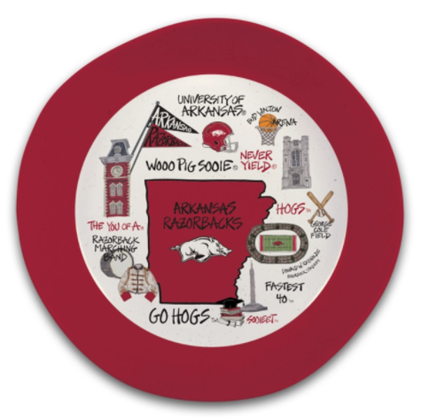 Arkansas Razorbacks Magnolia Lane Melamine Bowl; $28.99