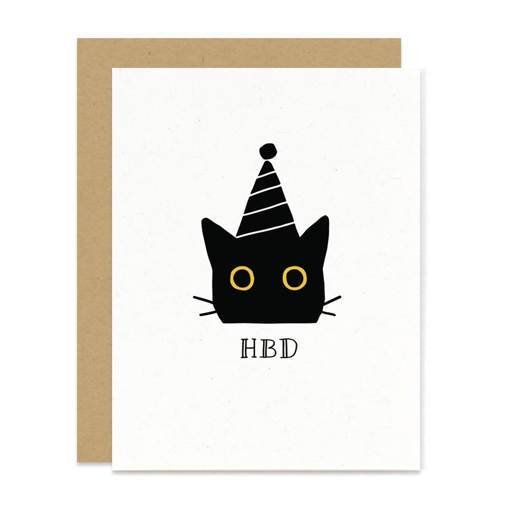 Product image 1 of 1 for HBD Cat Birthday Card | 4.25 x 5.5" (A2)"