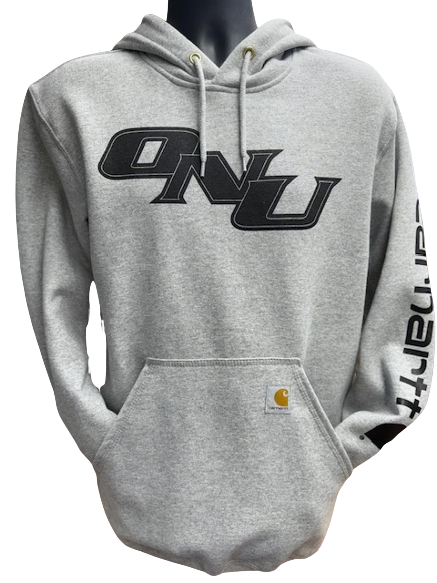 image of: Olivet Nazarene University Carhartt Midweight Sweatshirt, Heather Grey