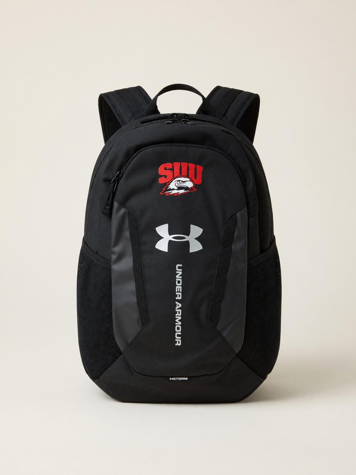 Product image 1 of 3 for UA HUSTLE 6.0 BLACK BACKPACK SUU/THOR