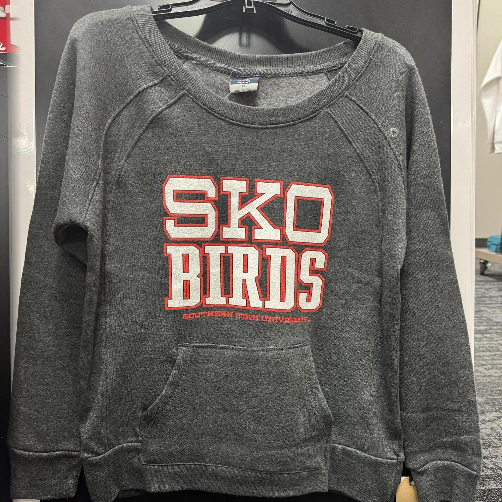 Variant 5 of 5 for MV FLEECE SKO BIRDS SOU CHARCOAL