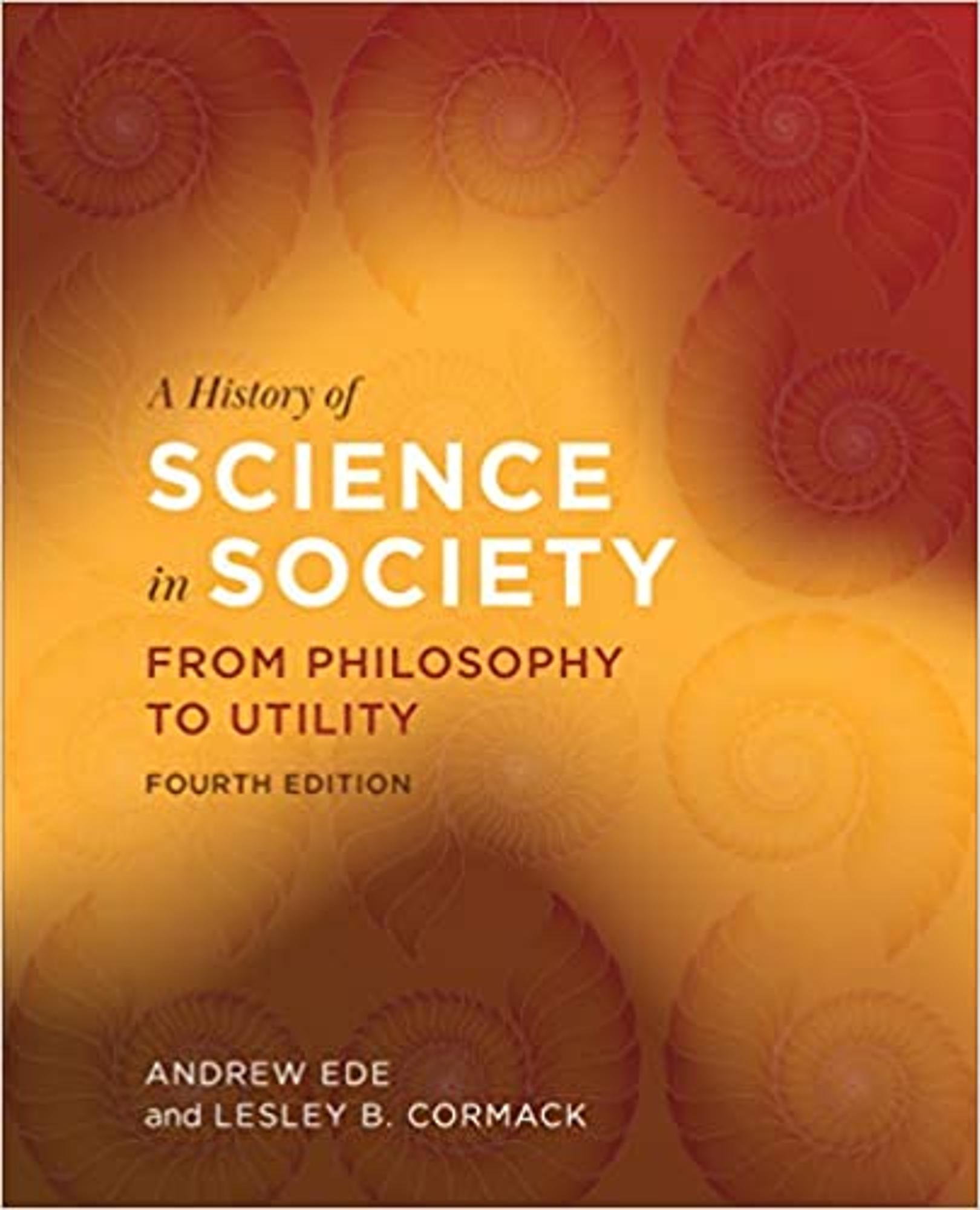 Cover image for HISTORY OF SCIENCE IN SOCIETY