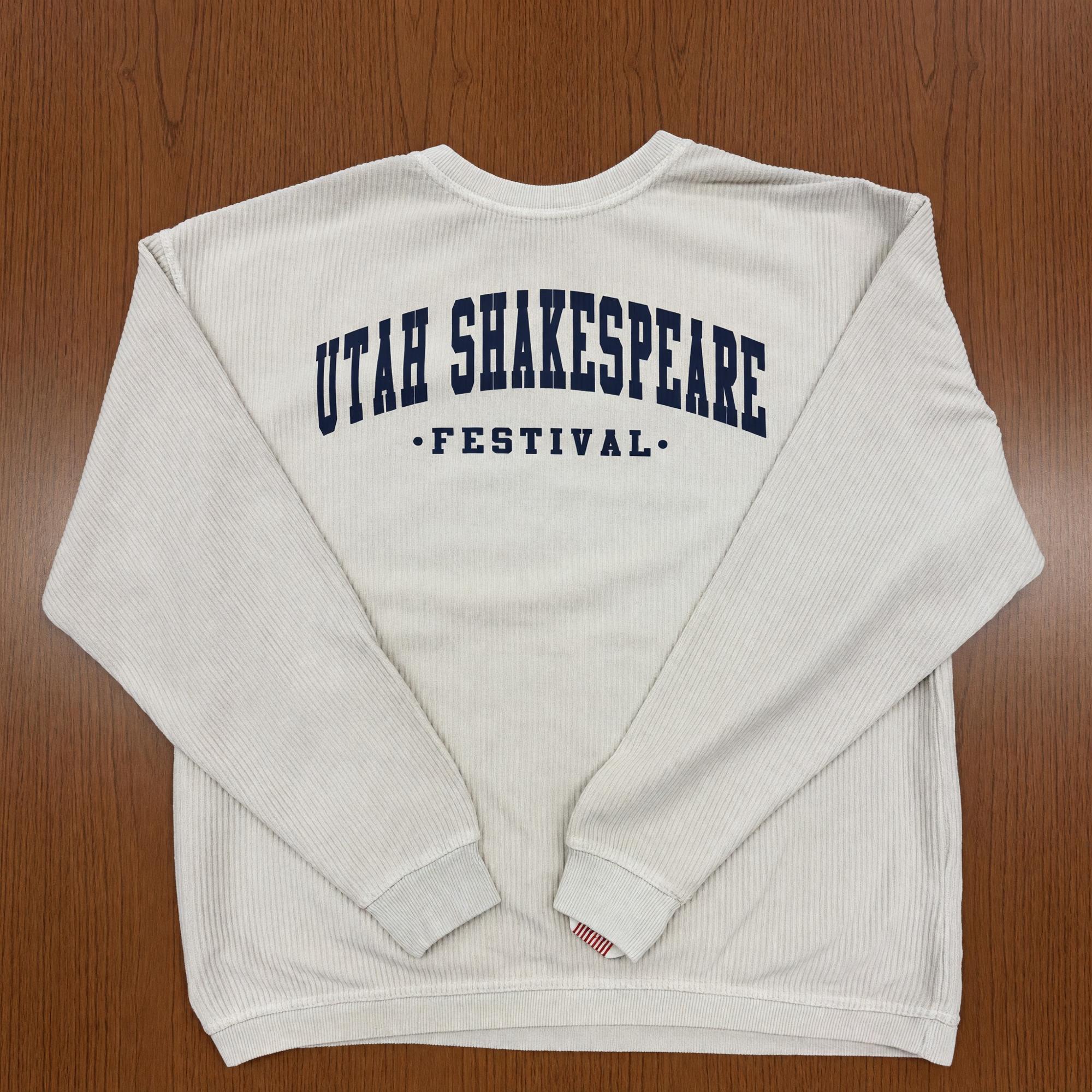 Product image 1 of 1 for UTAH SHAKESPEARE FESTIVAL CORDUROY CREWNECK
