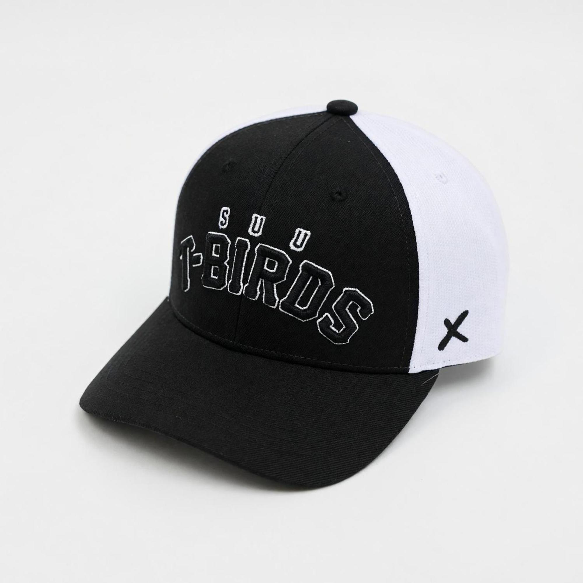 Product image 1 of 1 for CAPX HAT FITTED PRO BLEND BLACK/GRAY SUU T-BIRDS