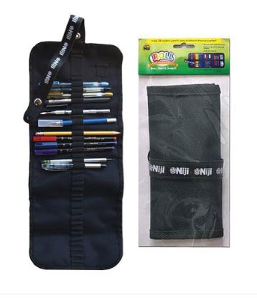 Niji Roll Pencil & Marker Case; $5.99