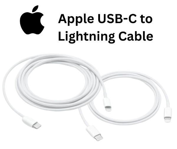 Apple USB-C to Lightning Cable; $19.00