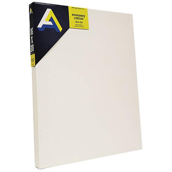 AA Cotton Stretched Canvas 16" x 20"; $14.99