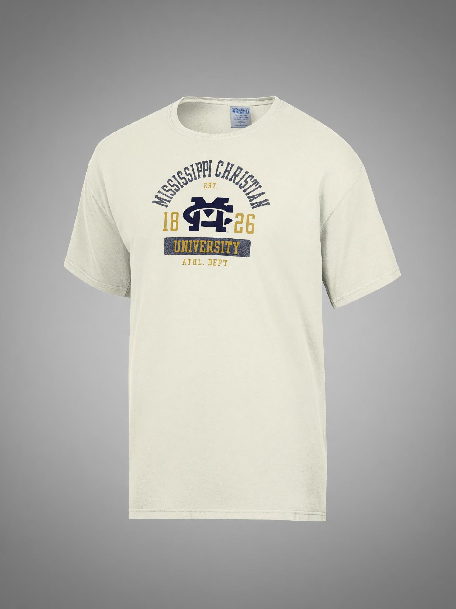 Product image 2 of 3 for MC SS TEE CW ARCH OVER LOGO PARCHMENT