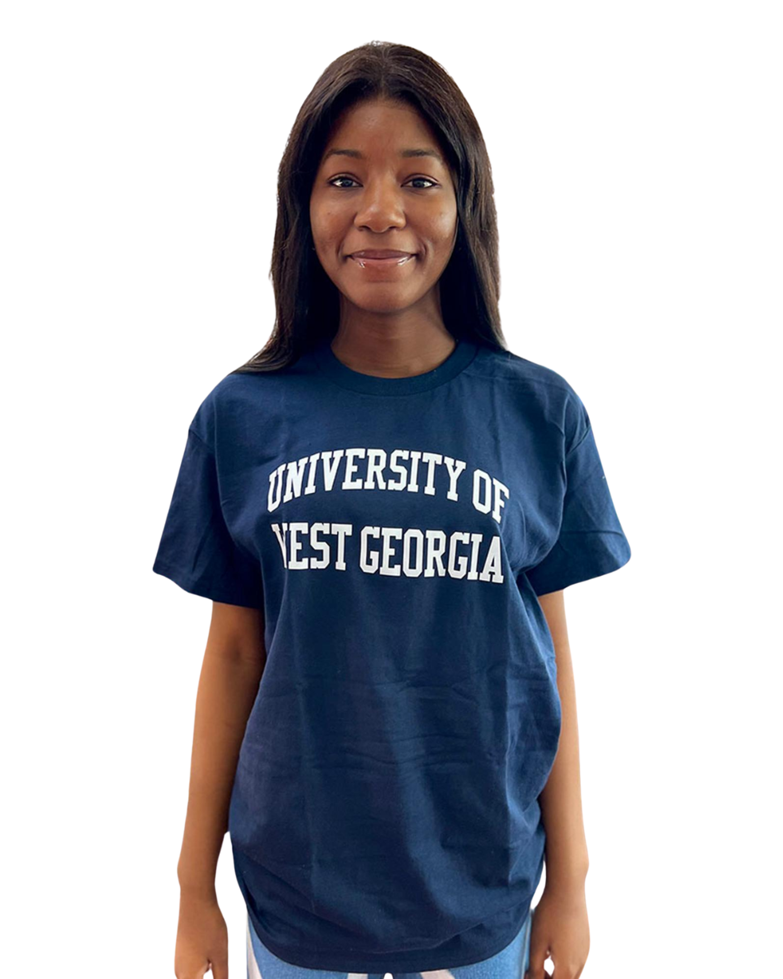 Product image 11 of 15 for UNIV. WEST GA TEXT ROLLED TEE