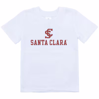 image of: Santa Clara University Toddler Short Sleeve Tee, White