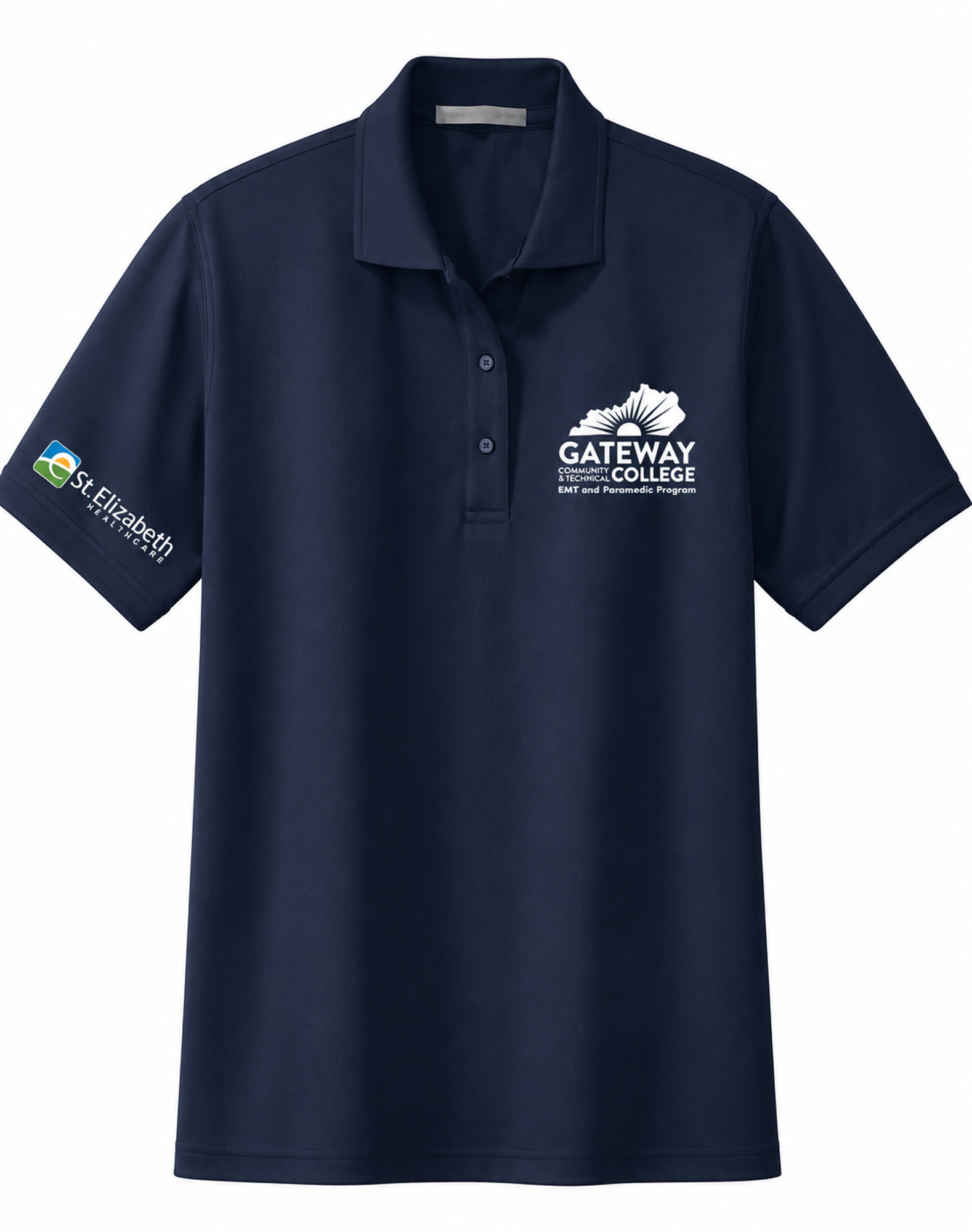 Product image 2 of 2 for Women's EMS Navy Polo Shirt
