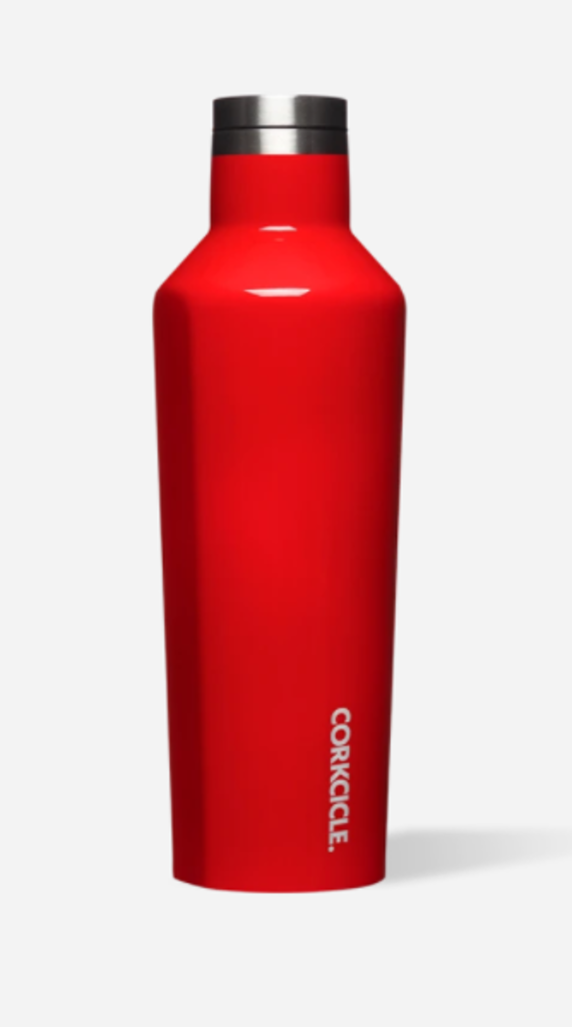 image of: MD - Corkcicle. 16oz Gloss Canteen - Cardinal Red