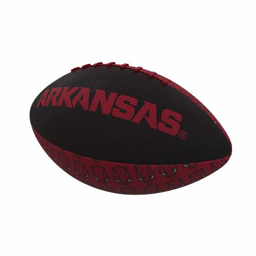 Arkansas Razorbacks Logo Brands Mini Sized Repeating Football - Red/Black; $24.99