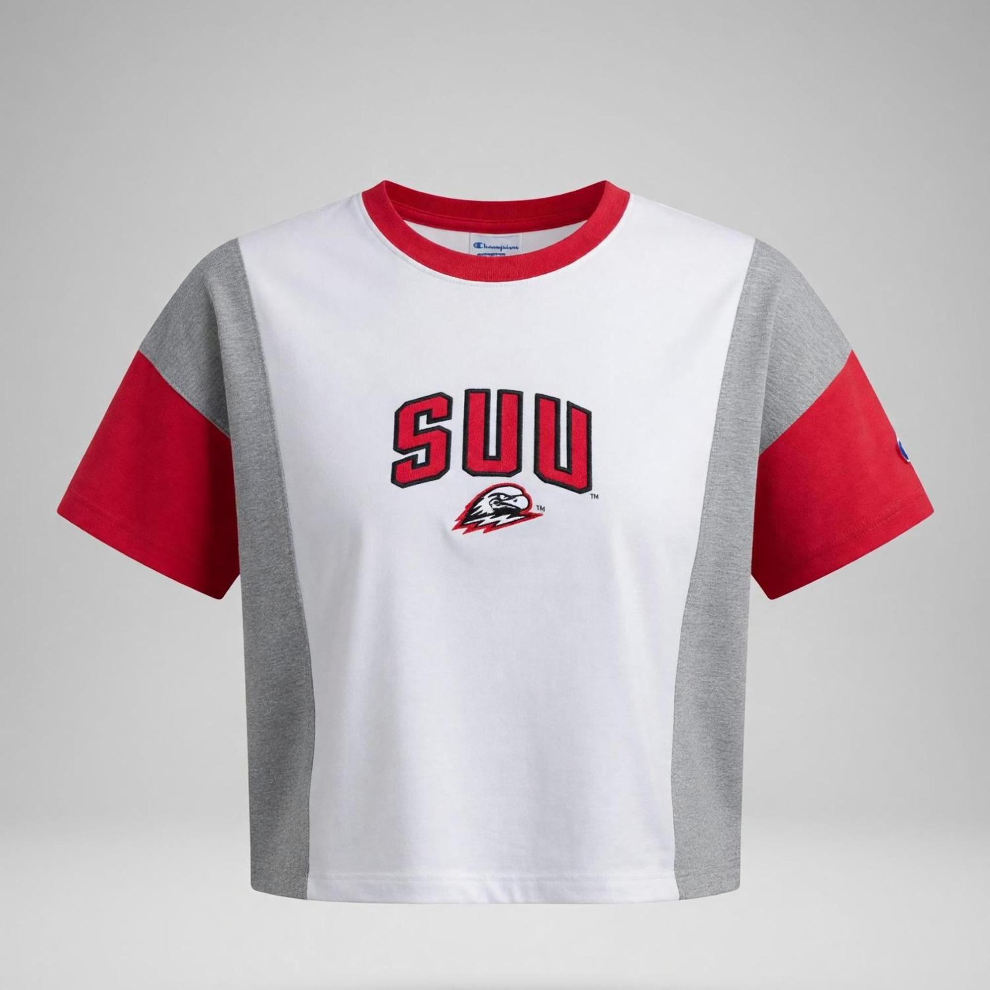 Product image 1 of 4 for Champion SUU Color Block Cropped Tee