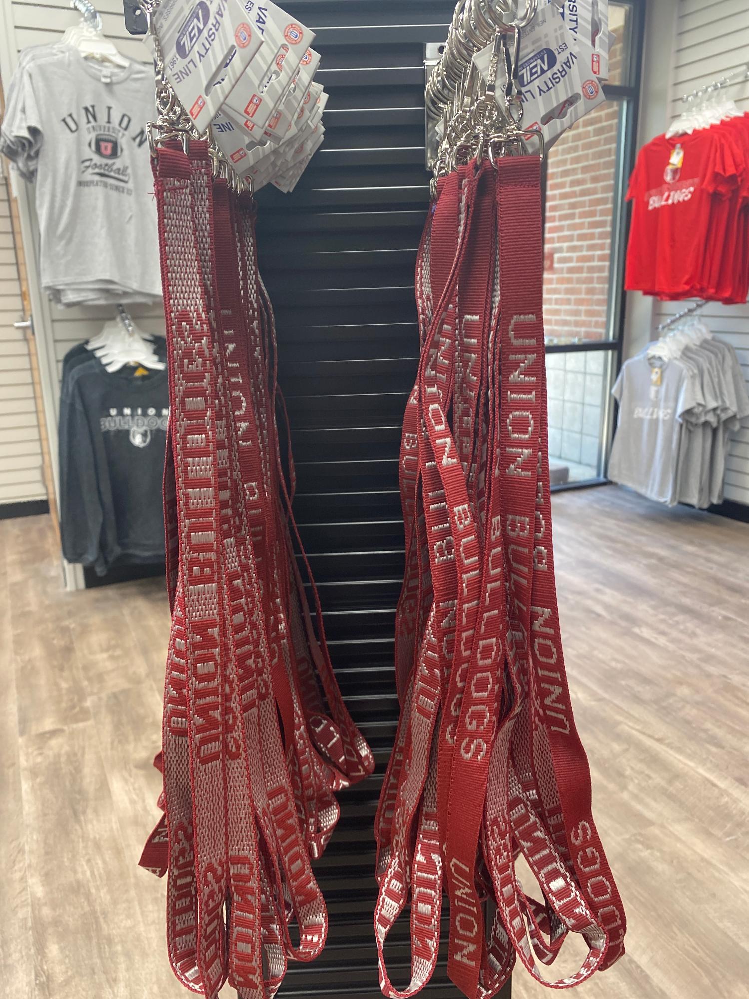 image of: Union Bulldogs 3/4" Woven Lanyard with Swivel Snap