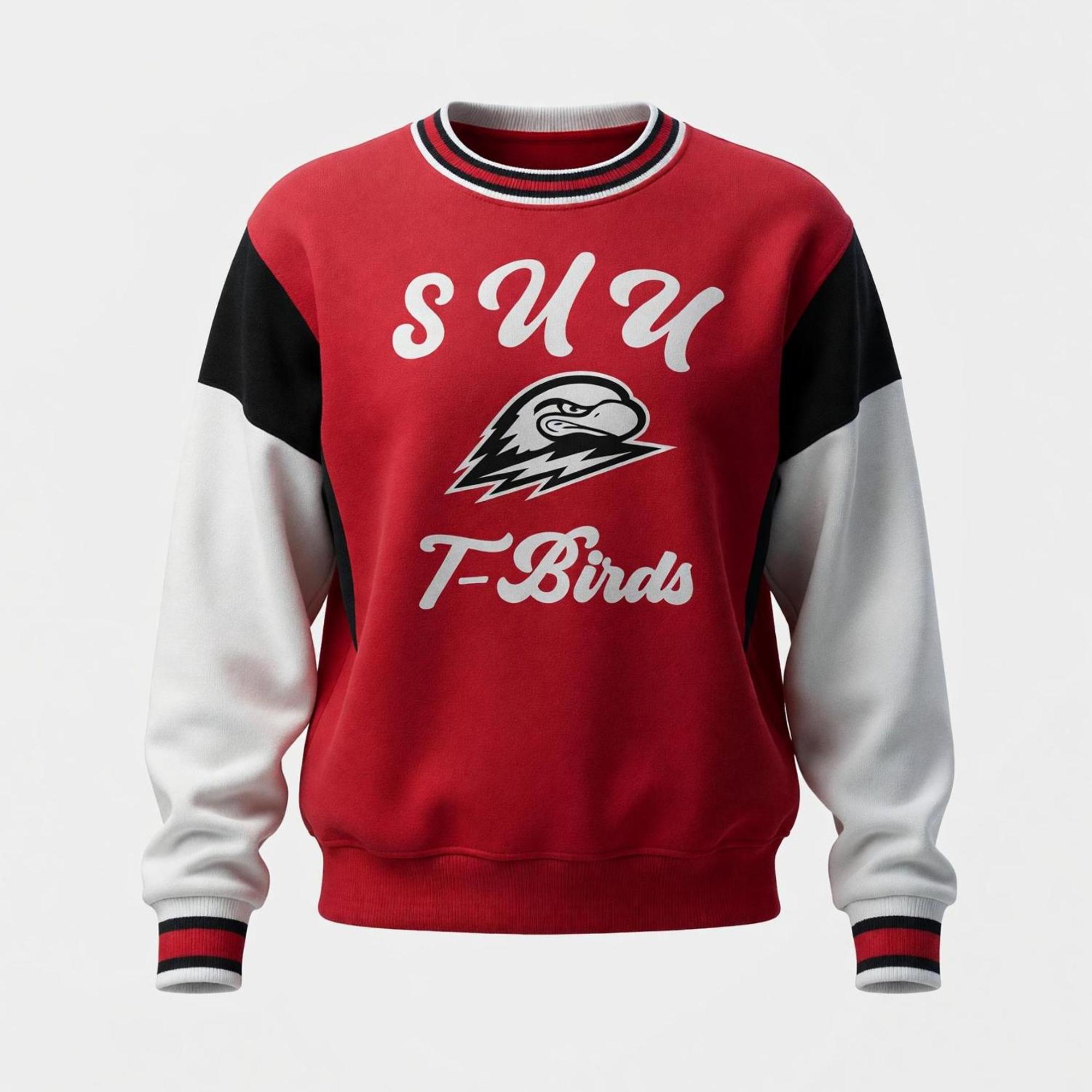 Product image 1 of 3 for Colosseum Women's Moonbeams Crew – Red/Black (SUU/Thor)