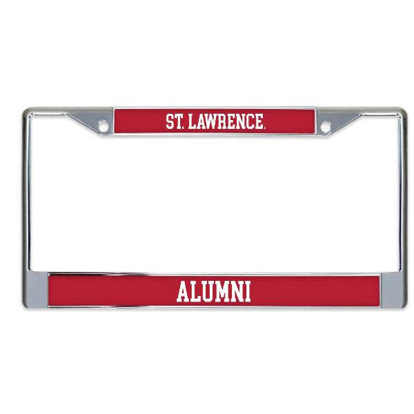 Red Acrylic St. Lawrence Alumni License Plate Frame; $24.99