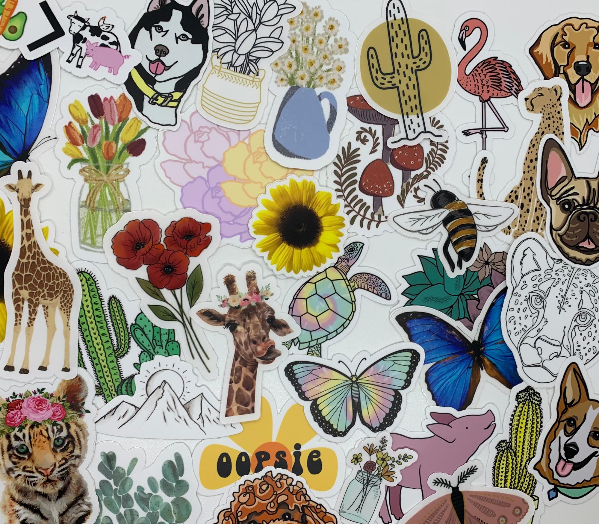 image of: Nature and Floral Stickers