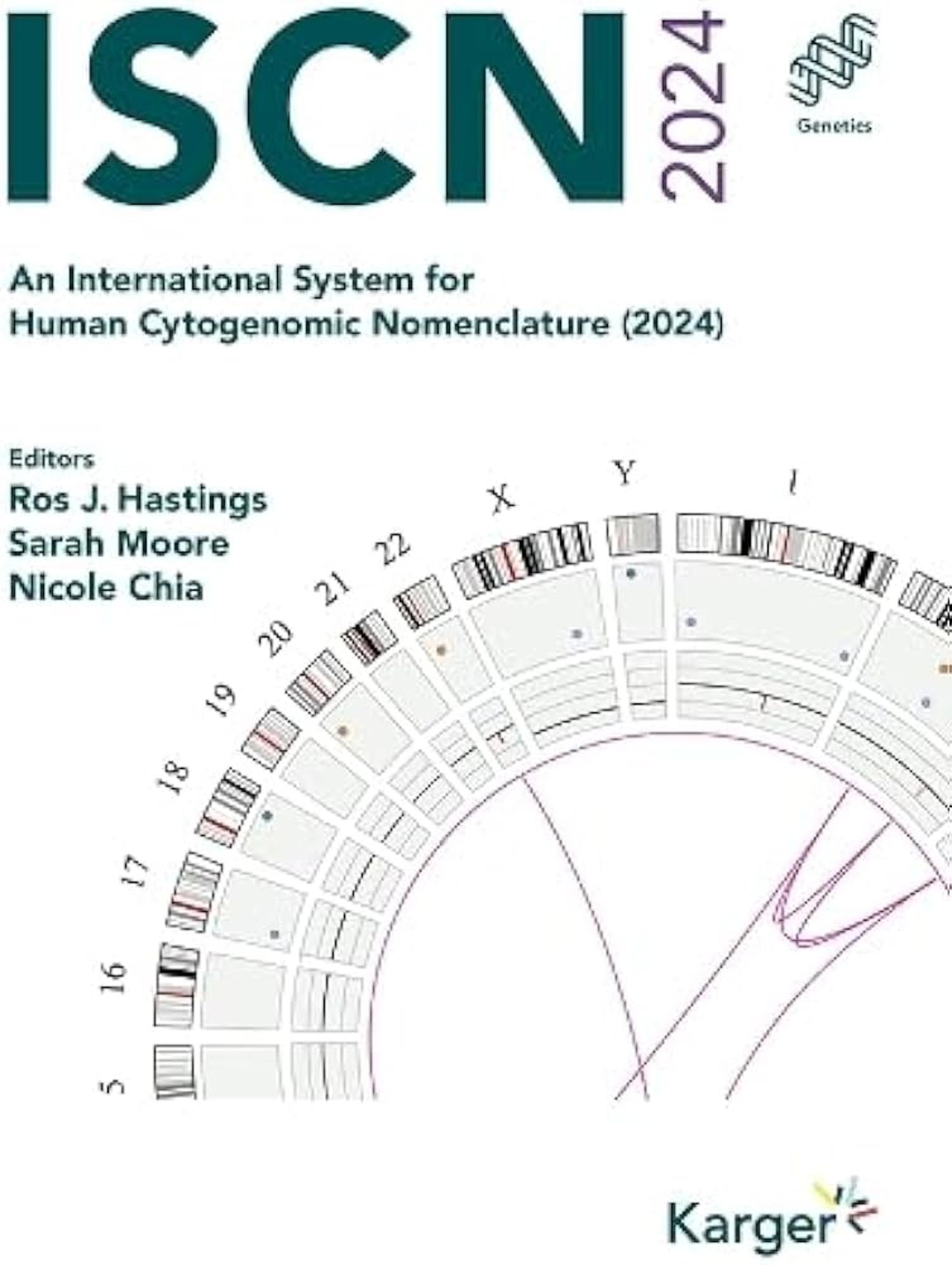 Cover image for ISCN 2024. An International System for Human Cytogenetic Nomenclature (2024)