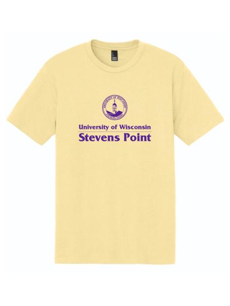UWSP Perfect Tri-Blend Tee, Soft Yellow; $21.98