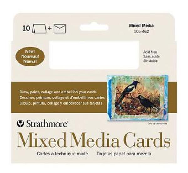 Strathmore Mixed Media Notecards 10pk - 5 x 7; $5.99