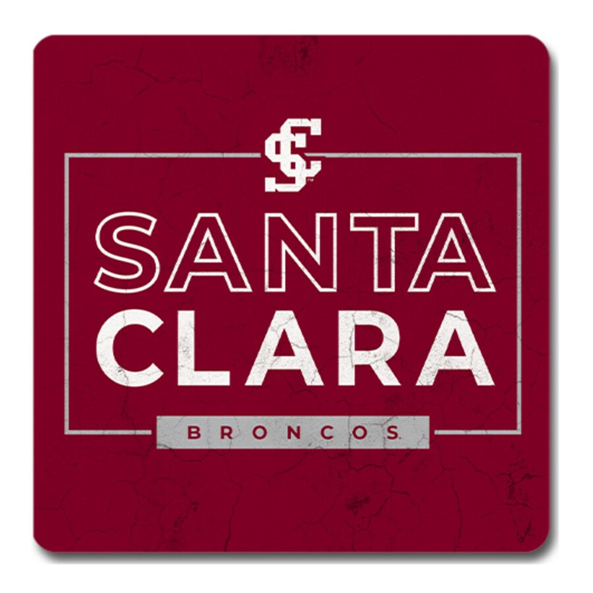 image of: Santa Clara University Visiting Team Square Coaster