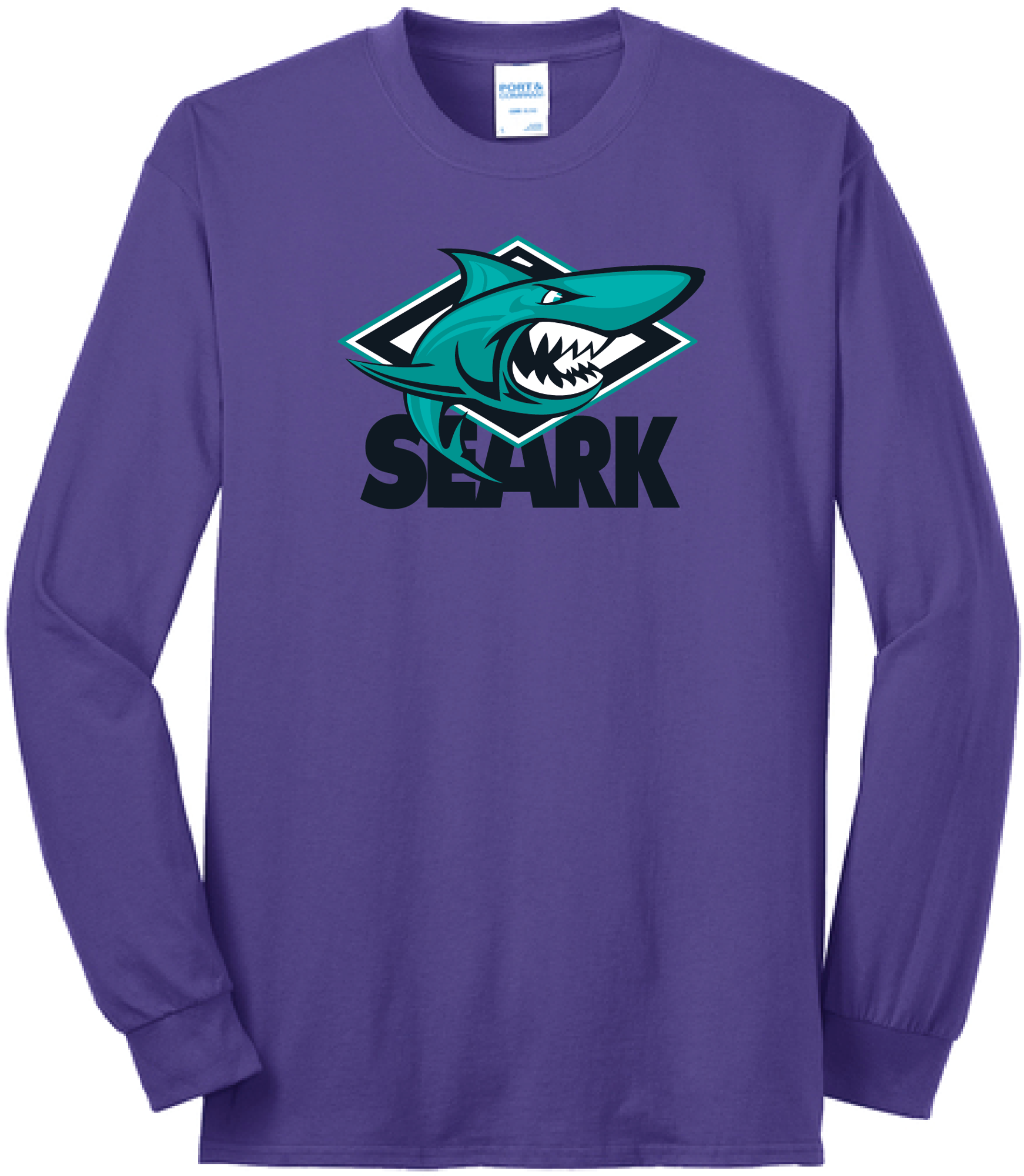 Variant 3 of 3 for Southeast Arkansas College Sharks Long Sleeve Tee