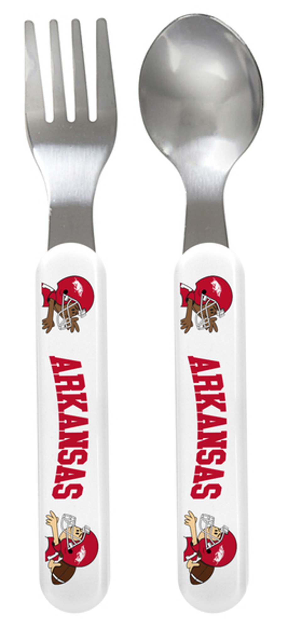 image of: Arkansas Razorbacks NCAA Toddler Fork and Spoon Set