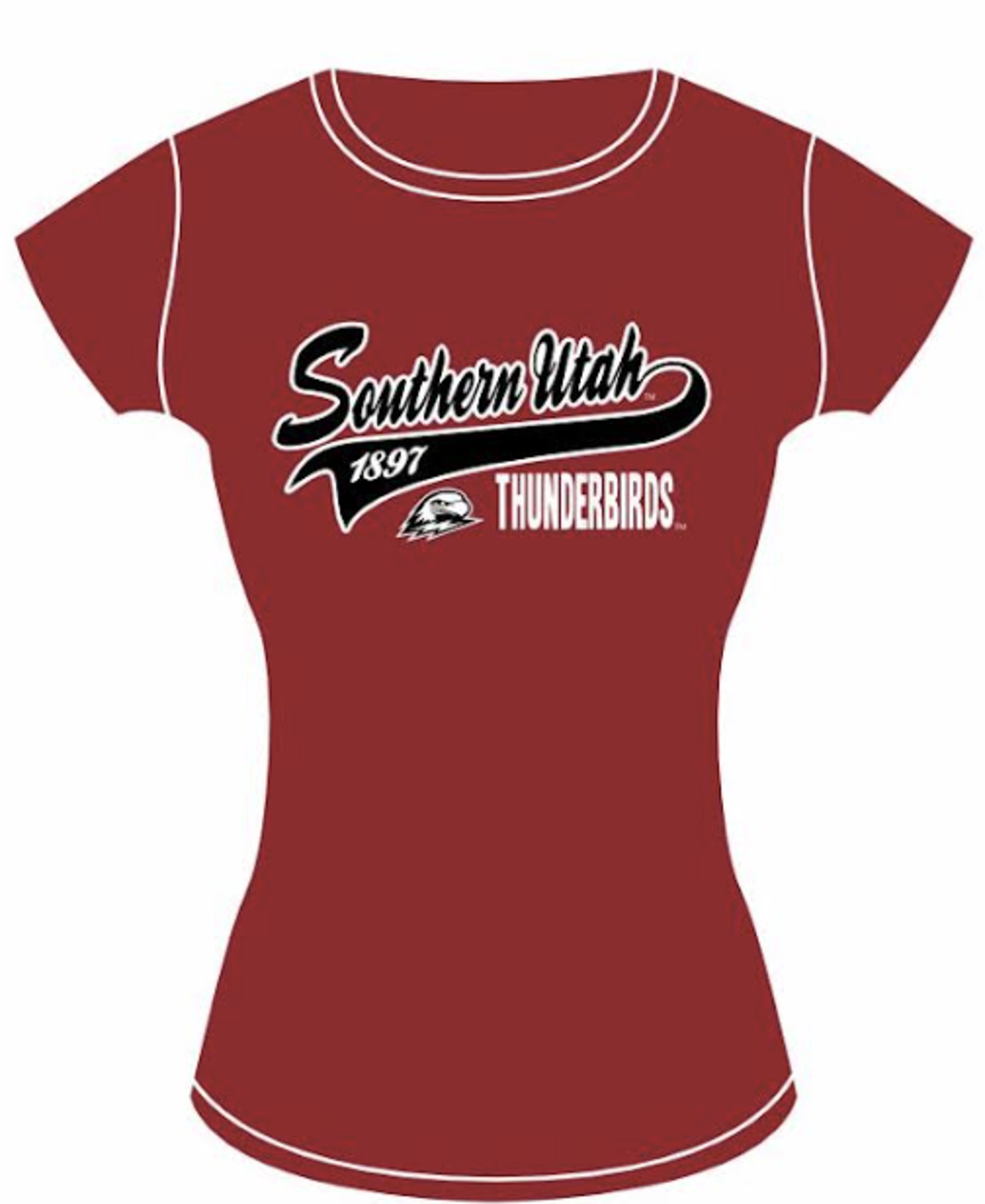 Product image 1 of 1 for CI SPORT WOMENS TEE RED SOU 1897 TEDDY