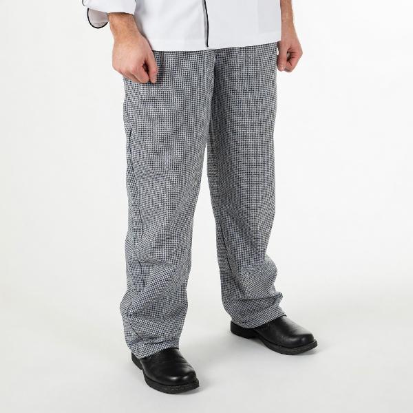 CUL100-Unisex Hounds Tooth Pant; $33.99