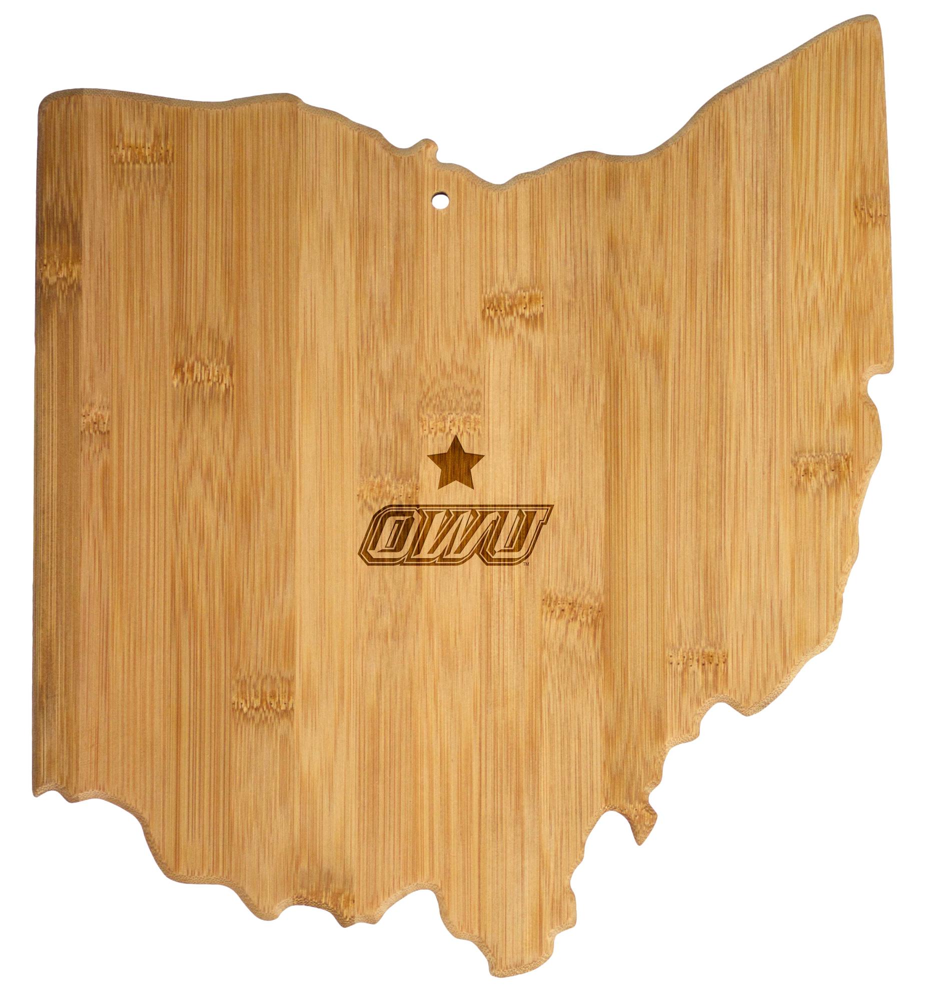 Product image 1 of 3 for Owu Cutting Board Bamboo State Shaped