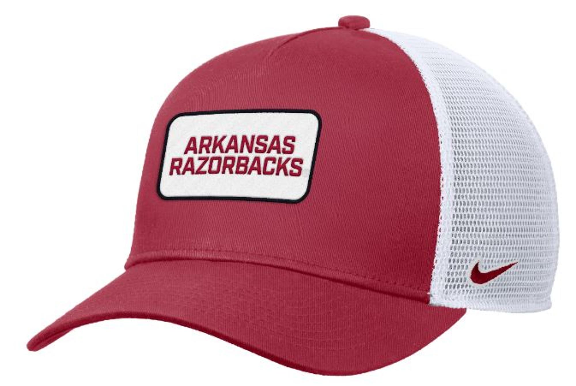 image of: Arkansas Razorbacks Youth Rise Pinch Panel Meshback Cap