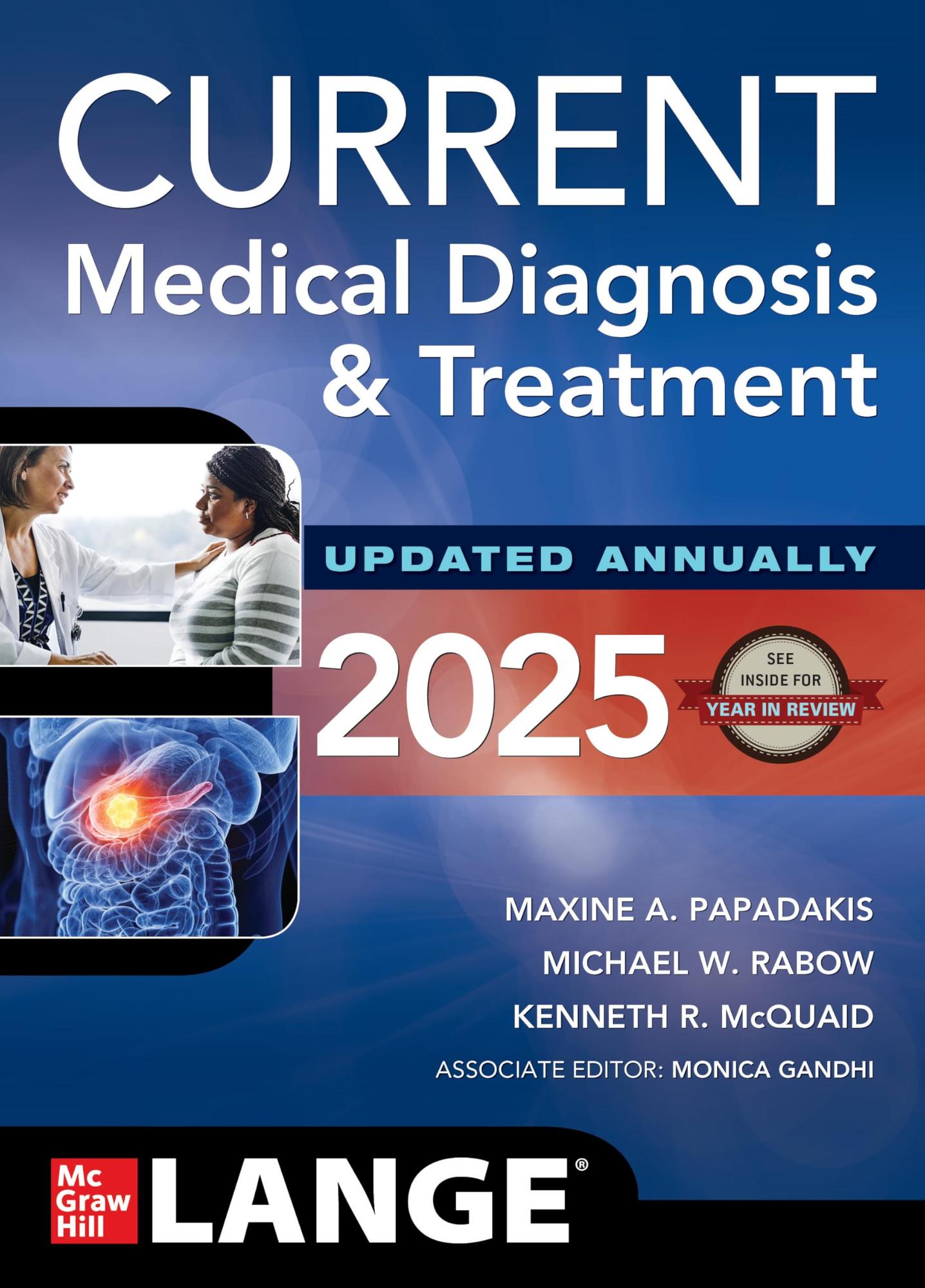 Cover image for CURRENT MEDICAL DIAGNOSIS & TREATMENT 2025