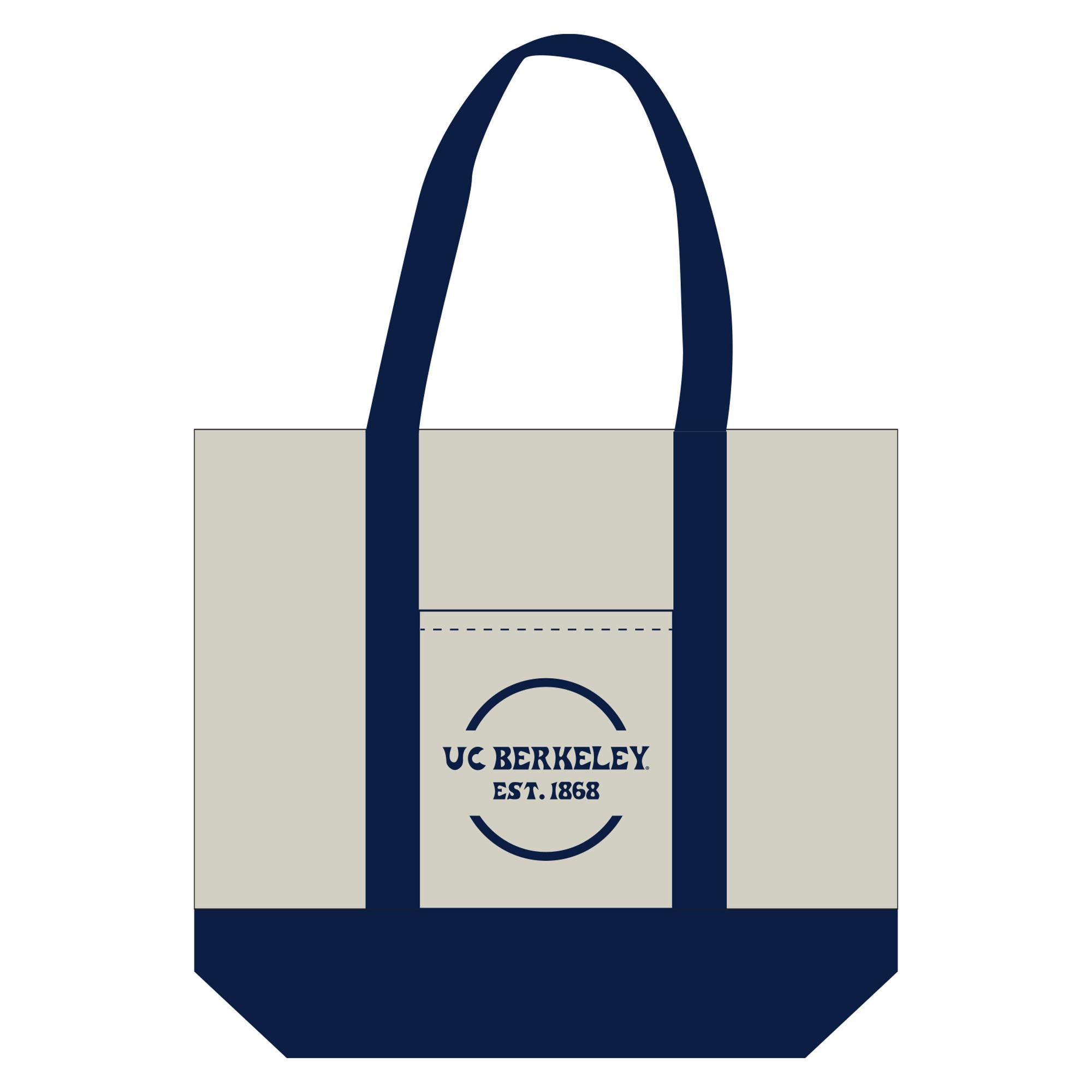 Product image 1 of 1 for Mini Cotton Tote UC Berkeley / Est. 1868 Logo