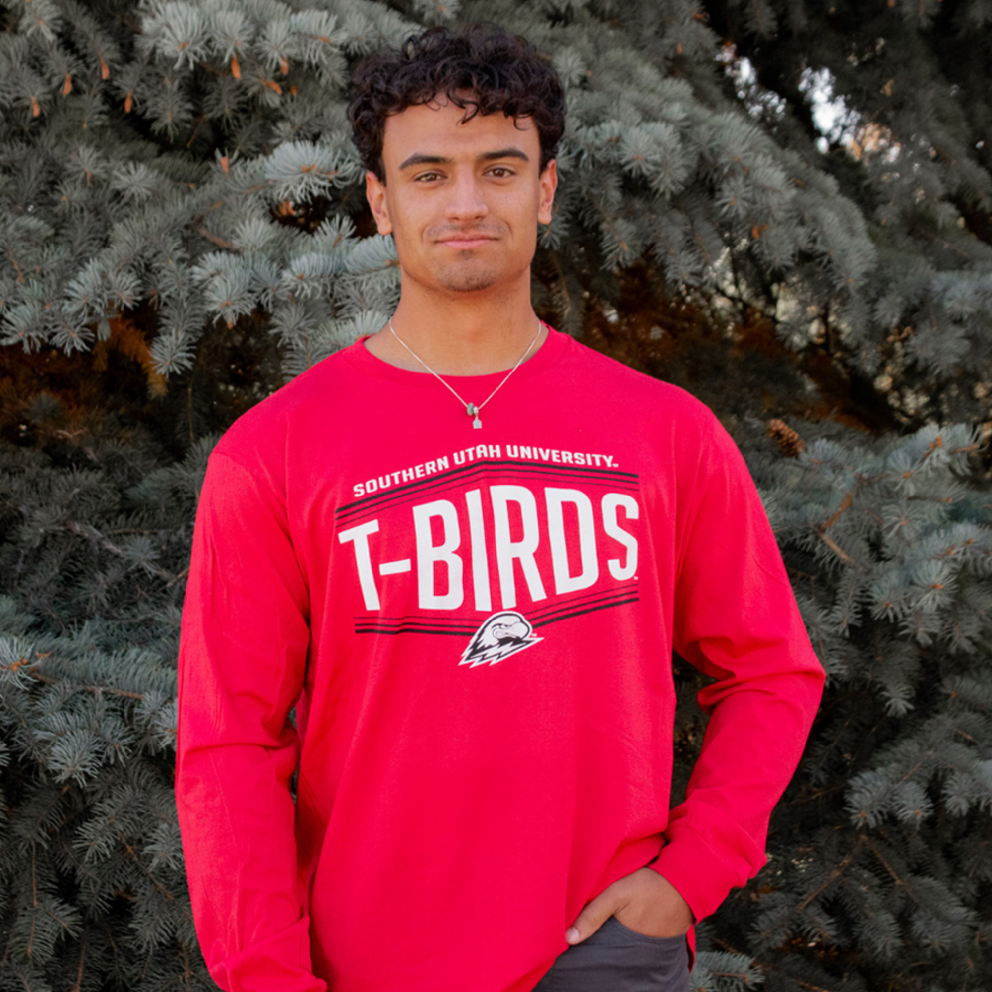image of: CI Sport Southern Utah University T-Birds Long Sleeve Red Tee