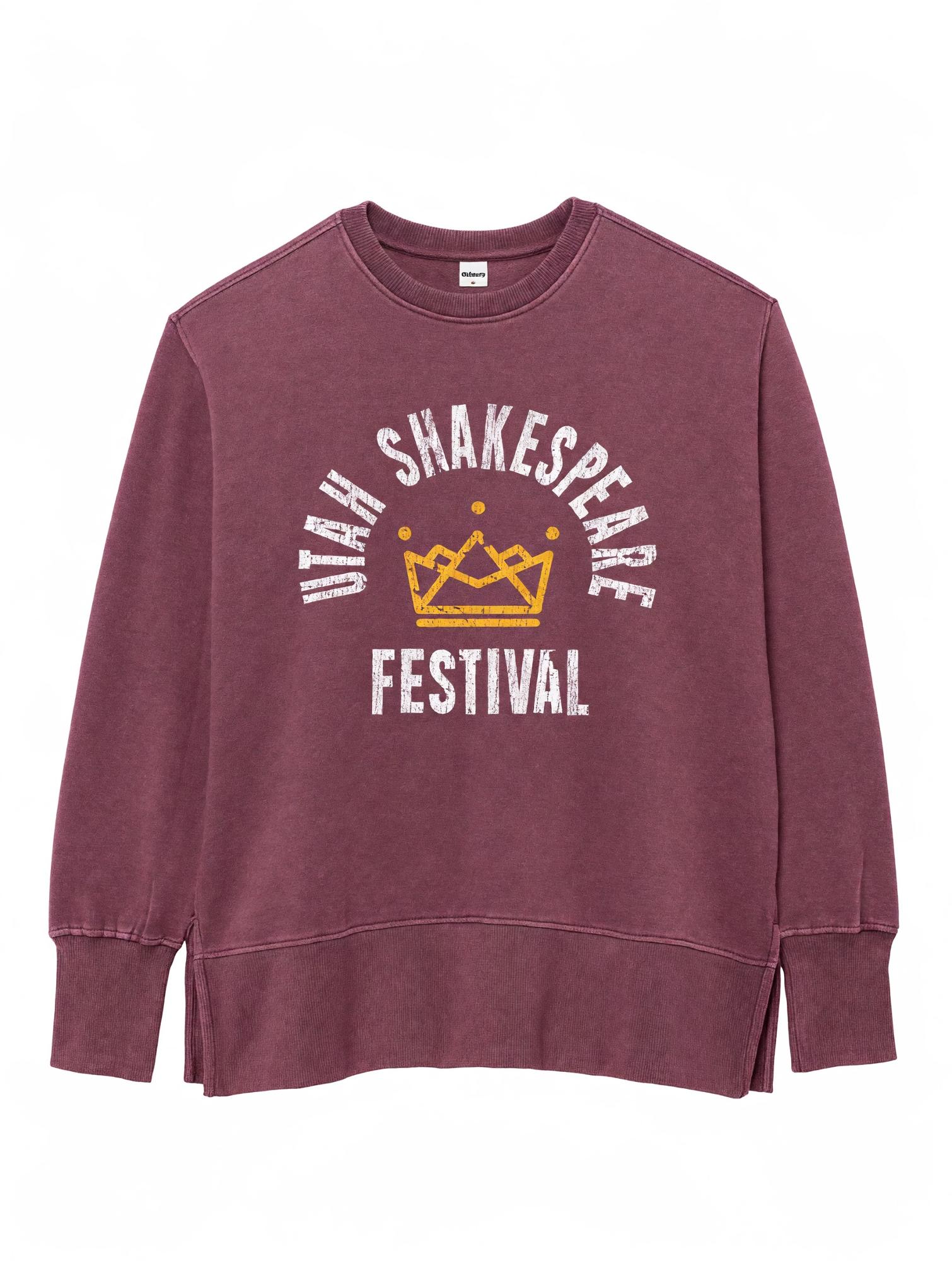 Product image 1 of 2 for Women's Weathered Fleece Crew USF 2026