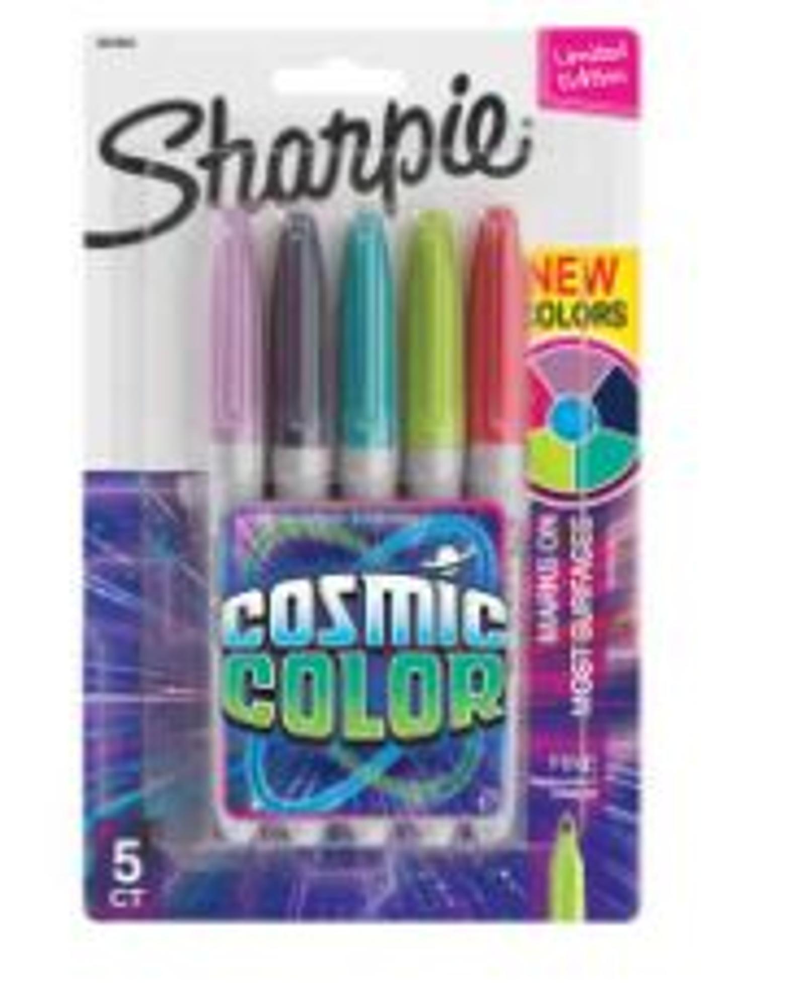 image of: Sharpie Cosmic Fine Point Asst - 5 pk