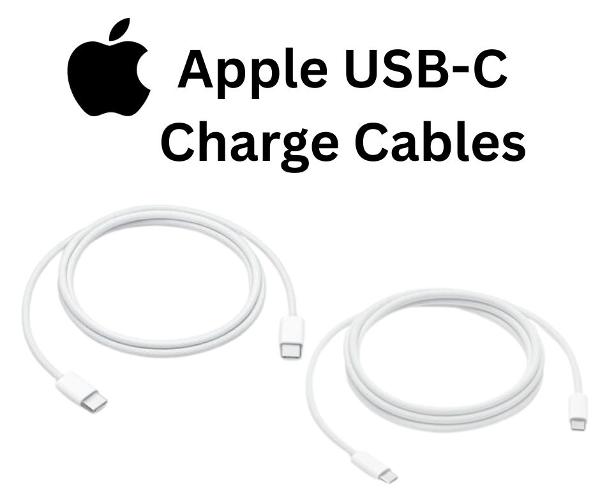 Apple USB-C Charge Cables; $19.00