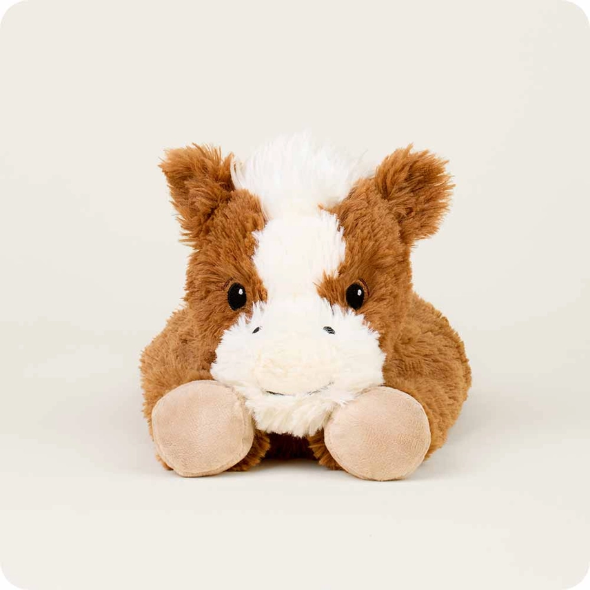 Santa Clara Broncos Warmies Laying Down Horse